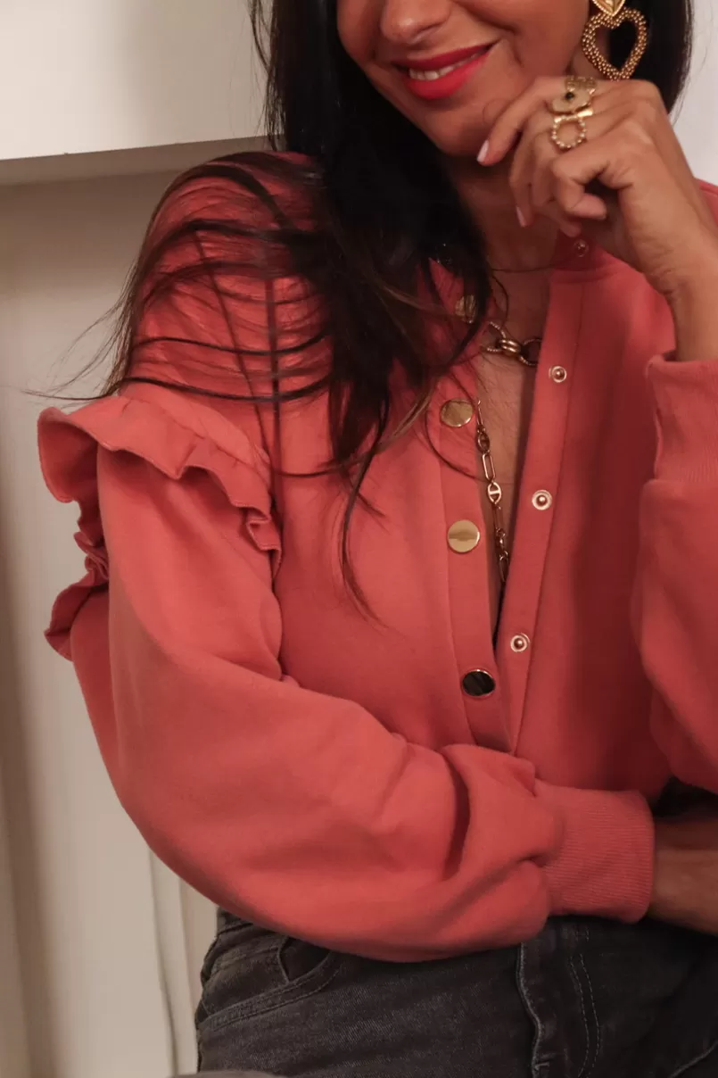 Intemporel Shop Sweat Harper terracotta Fashion