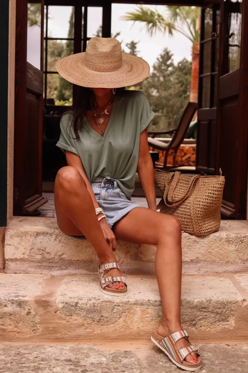 Intemporel Shop Tee-shirt Diane vert Hot