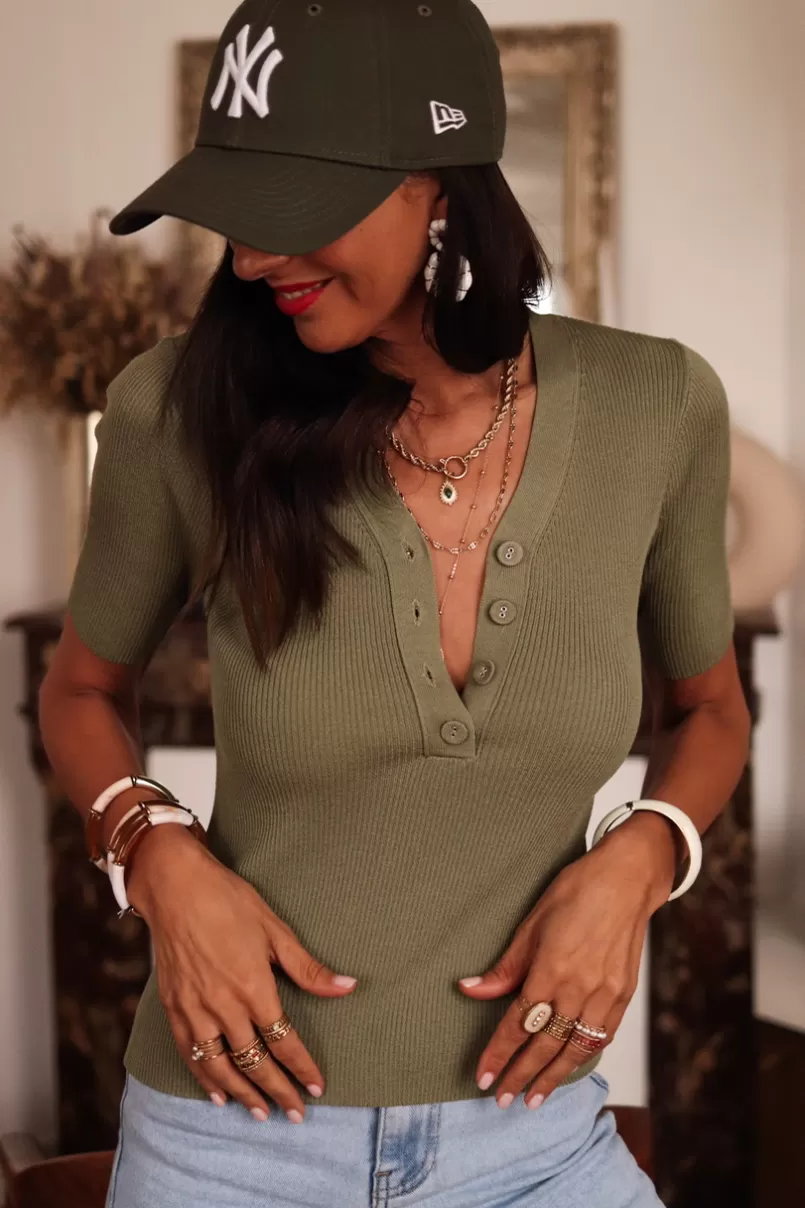 Intemporel Shop Top Andie kaki Fashion