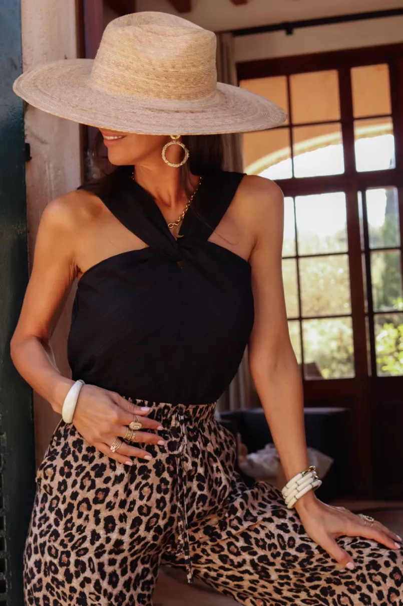 Intemporel Shop Top Palma noir Cheap