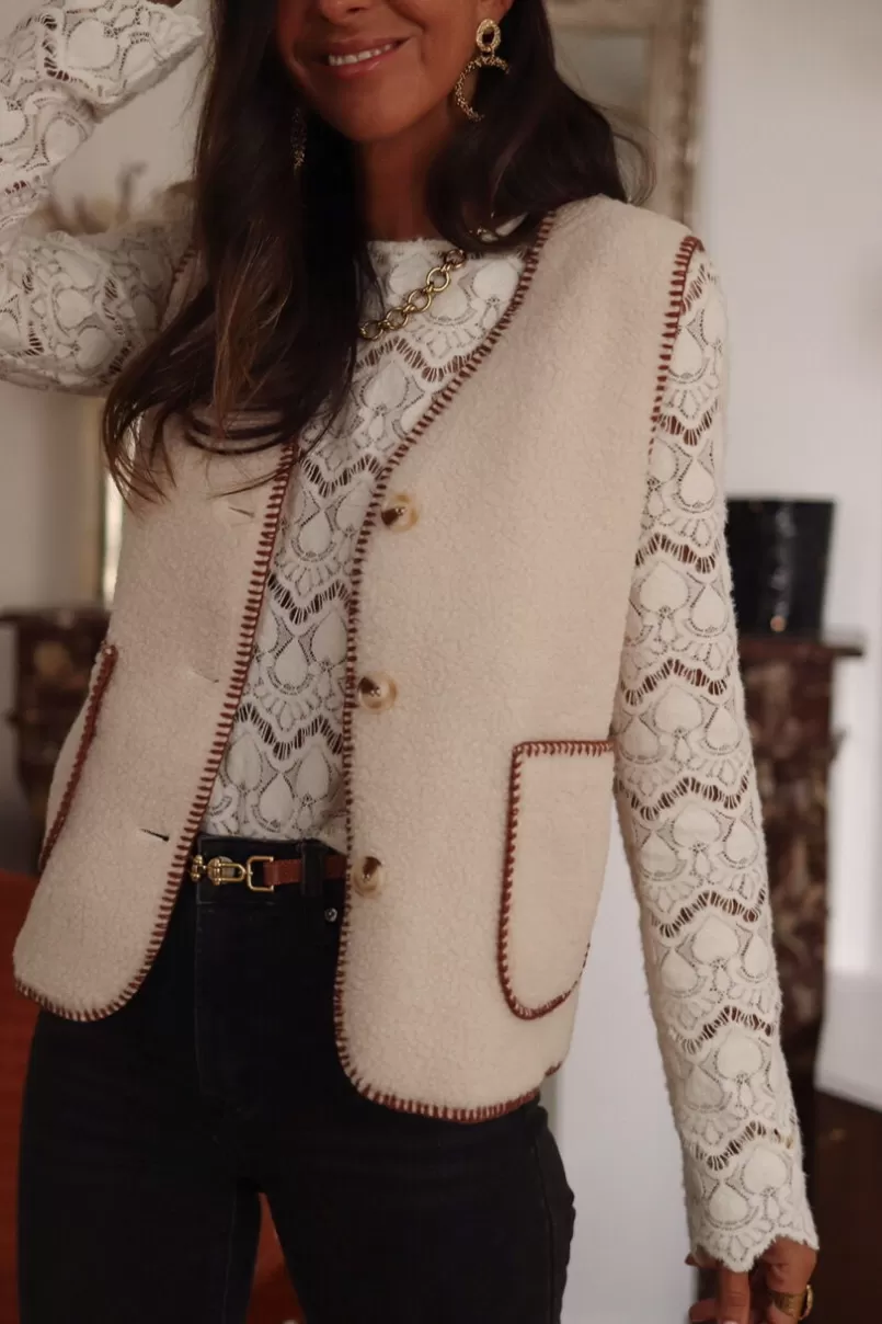Intemporel Shop Veste sans manches Léa Best Sale